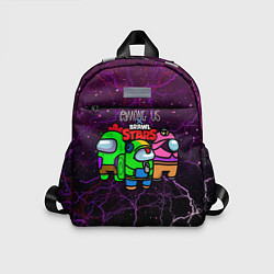 Детский рюкзак Among Us x Brawl Stars, цвет: 3D-принт