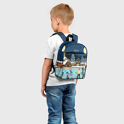 Детский рюкзак Рождественский каток, цвет: 3D-принт — фото 2