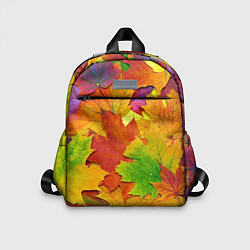 Детский рюкзак Осенние листья, цвет: 3D-принт