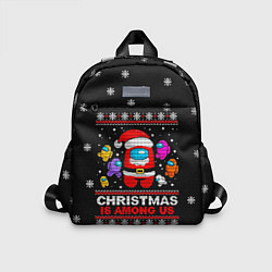 Детский рюкзак Among Us Рождество, цвет: 3D-принт