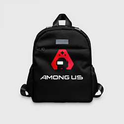 Детский рюкзак Among Us Логотип, цвет: 3D-принт