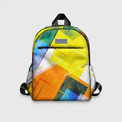 Детский рюкзак Геометрический хаос, цвет: 3D-принт
