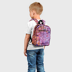 Детский рюкзак Вечеринка точки глянцевый узор, цвет: 3D-принт — фото 2