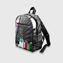Детский рюкзак Among Us по улицам Нью-Йорка, цвет: 3D-принт — фото 2