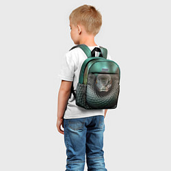 Детский рюкзак Чёрная мамба, цвет: 3D-принт — фото 2