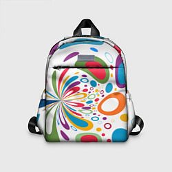 Детский рюкзак Яркие краски, цвет: 3D-принт