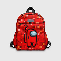 Детский рюкзак Pixel Among Us, цвет: 3D-принт