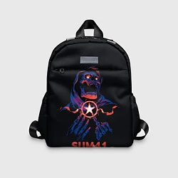 Детский рюкзак Sum 41 череп, цвет: 3D-принт