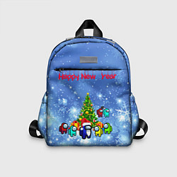 Детский рюкзак Among Us New Year, цвет: 3D-принт