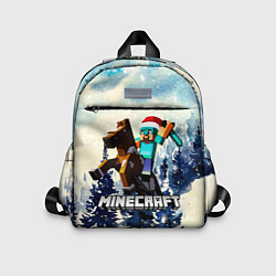 Детский рюкзак Зимний Майнкрафт, цвет: 3D-принт