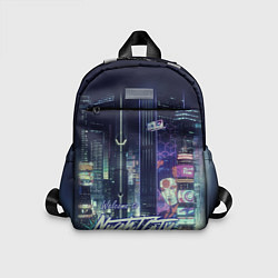 Детский рюкзак Welcome to Night City, цвет: 3D-принт