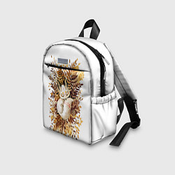Детский рюкзак Лисичка спит в листьях, цвет: 3D-принт — фото 2