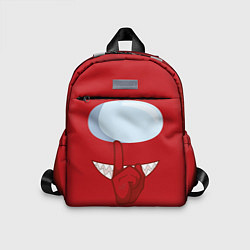Детский рюкзак AMONG US RED IMPOSTOR, цвет: 3D-принт