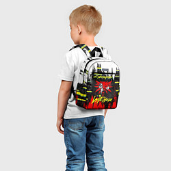 Детский рюкзак Cyberpunk 2077 Ведьмак, цвет: 3D-принт — фото 2