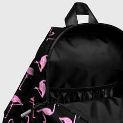 Детский рюкзак Фламинго Чёрная, цвет: 3D-принт — фото 2