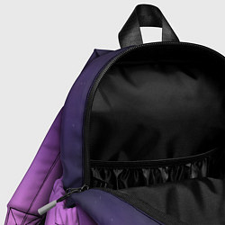 Детский рюкзак Северное сияние фиолетовый, цвет: 3D-принт — фото 2