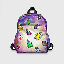 Детский рюкзак Among us - просто космос, цвет: 3D-принт