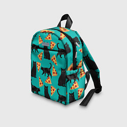 Детский рюкзак Котики и Пиццы, цвет: 3D-принт — фото 2