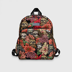 Детский рюкзак Ленивец & Цветочки