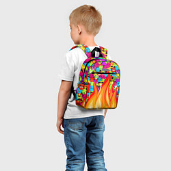 Детский рюкзак SLAVA MARLOW - Смайлики, цвет: 3D-принт — фото 2