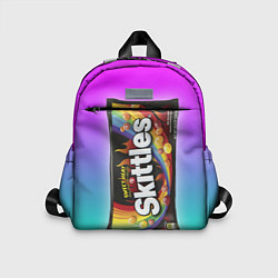 Детский рюкзак Skittles Черный, цвет: 3D-принт