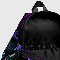 Детский рюкзак СЛАВЯНСКИЕ РУНЫ ПАТТЕРН Z, цвет: 3D-принт — фото 2