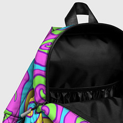 Детский рюкзак Психоделический Франкенштейн, цвет: 3D-принт — фото 2