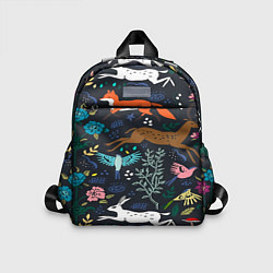 Детский рюкзак Звери и Природа, цвет: 3D-принт