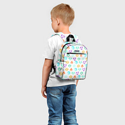 Детский рюкзак GENSHIN IMPACT ЭМБЛЕМЫ, цвет: 3D-принт — фото 2