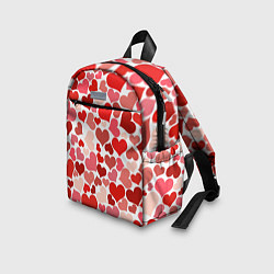 Детский рюкзак Множество сердец, цвет: 3D-принт — фото 2