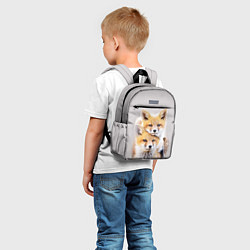 Детский рюкзак Лисята, цвет: 3D-принт — фото 2