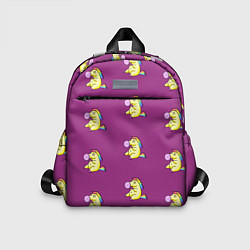 Детский рюкзак Фиолетовые пони, цвет: 3D-принт