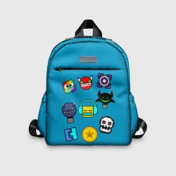 Детский рюкзак Geometry Dash Icons, цвет: 3D-принт