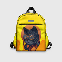 Детский рюкзак D j Cat Кот диджей, цвет: 3D-принт