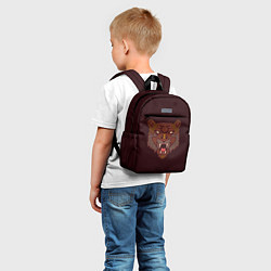 Детский рюкзак Морда медведя, цвет: 3D-принт — фото 2