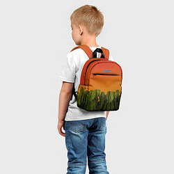 Детский рюкзак Кактусы на закате, цвет: 3D-принт — фото 2