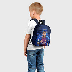 Детский рюкзак Лионель Месси Барселона 10, цвет: 3D-принт — фото 2