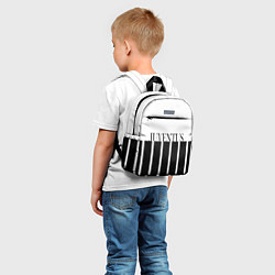 Детский рюкзак Juventus Tee Black and White 202122, цвет: 3D-принт — фото 2