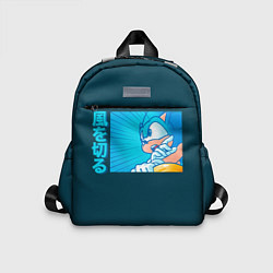 Детский рюкзак Sonic alert, цвет: 3D-принт