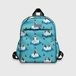 Детский рюкзак Пингвины, цвет: 3D-принт