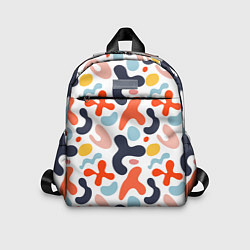 Детский рюкзак Абстрактные цветные пятна, цвет: 3D-принт