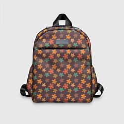 Детский рюкзак Цветы Разные, цвет: 3D-принт