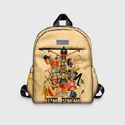 Детский рюкзак One Piece пираты Соломенной Шляпы, цвет: 3D-принт