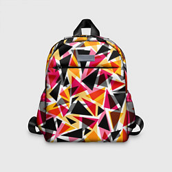 Детский рюкзак Разноцветные треугольники