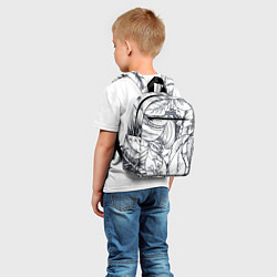 Детский рюкзак Тропические листья, цвет: 3D-принт — фото 2