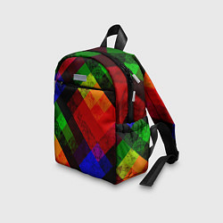Детский рюкзак Яркий геометрический узор, цвет: 3D-принт — фото 2