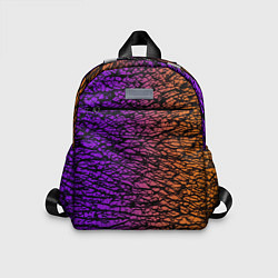 Детский рюкзак Градиентный разлом 3D 3Д, цвет: 3D-принт