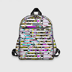 Детский рюкзак Полосатый абстрактный узор, цвет: 3D-принт
