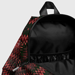 Детский рюкзак Серо-коричневый узор, цвет: 3D-принт — фото 2