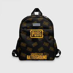Детский рюкзак PUBG ПАБГ Logo Name, цвет: 3D-принт